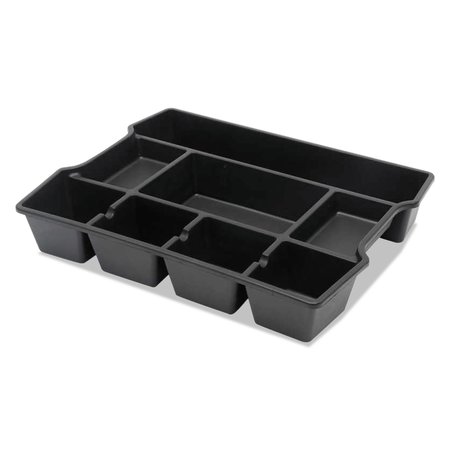 Universal High Capacity Drawer Organizer, 14 7/8 x 11 7/8 x 2.5, Plastic, Black UNV20120